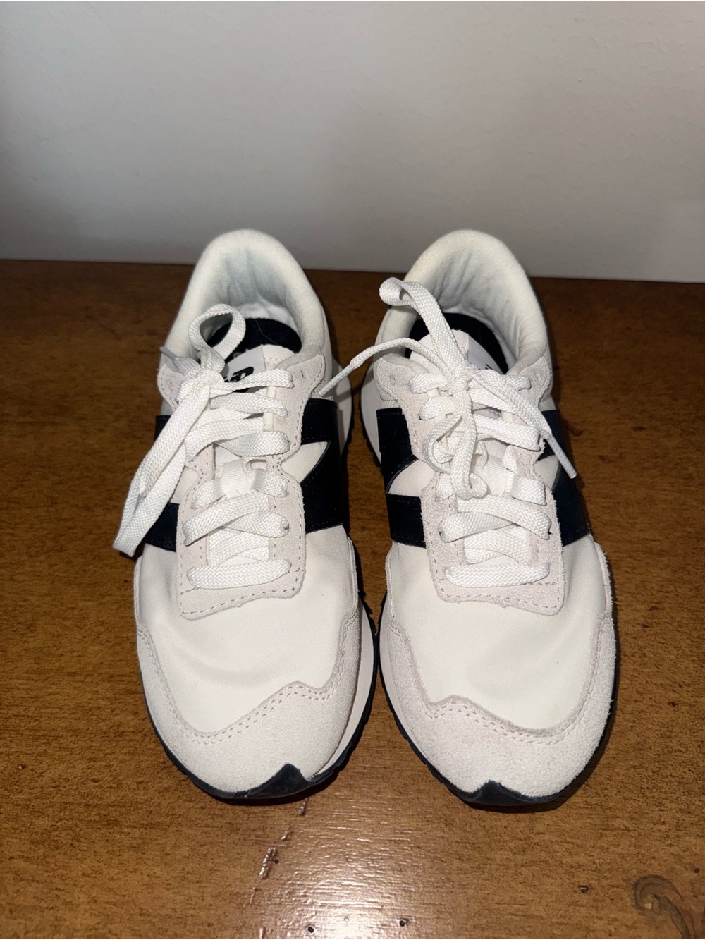 New Balance Women's 237 Retro Sneaker Sea Salt W/Black/Grey 6 - Picture 2 of 7
